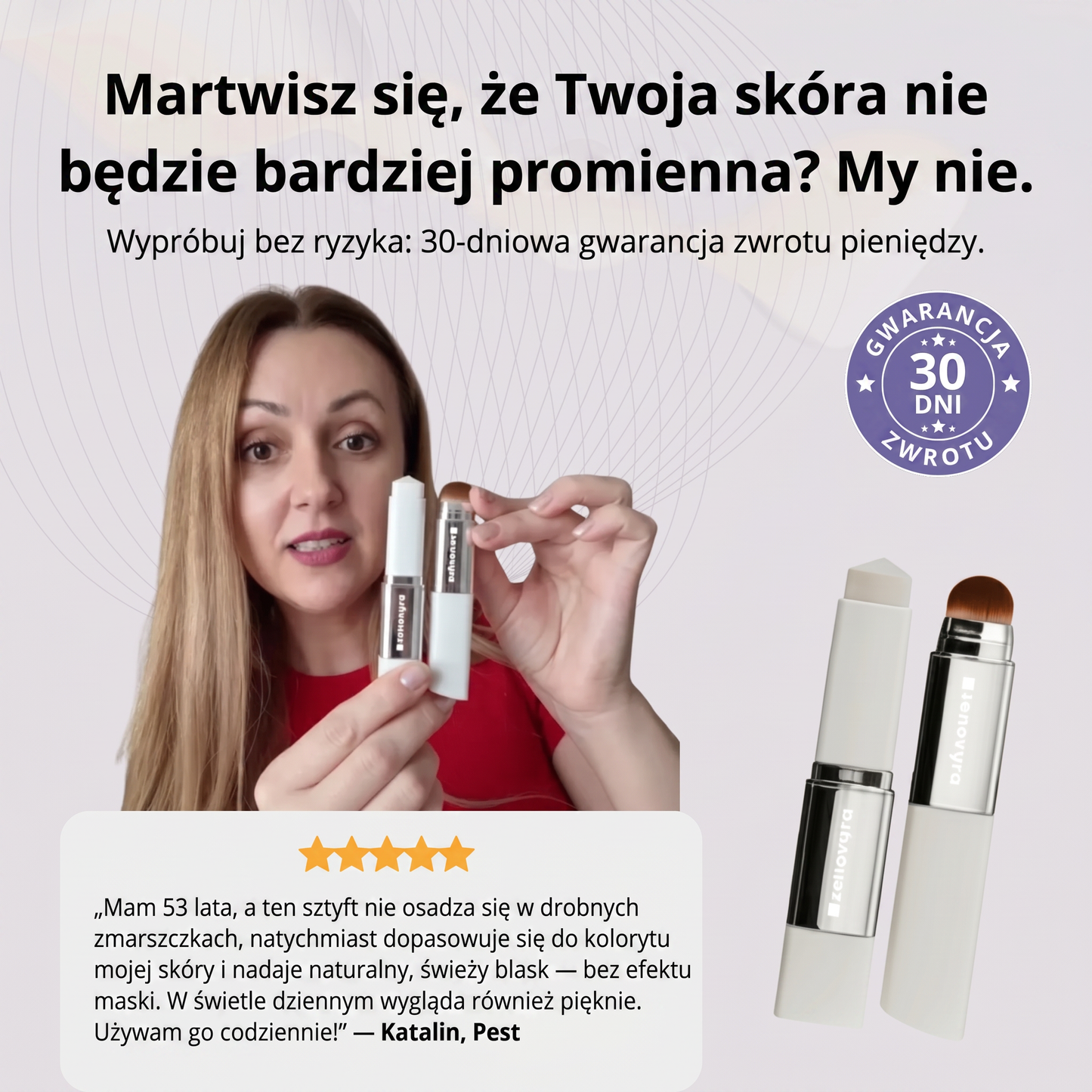 SkinAura Rozświetlający Krem Koloryzujący SPF 30